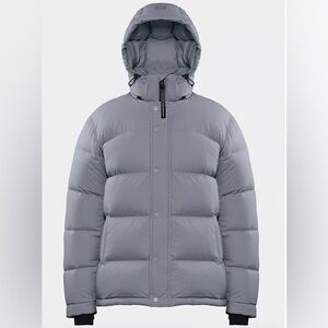 Aritzia The Super Puff Jacket cliMATTE in Shady Blue size small NWT